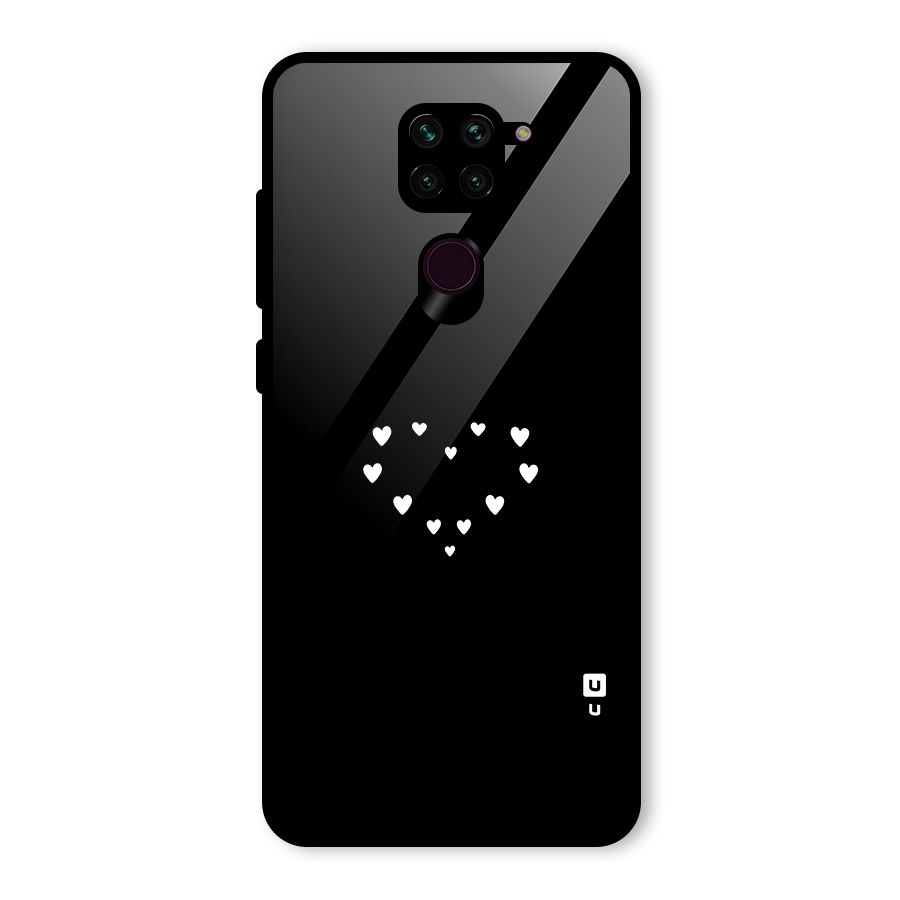 Heart of Hearts Glass Back Case for Redmi Note 9