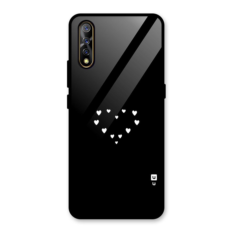 Heart of Hearts Glass Back Case for Vivo S1