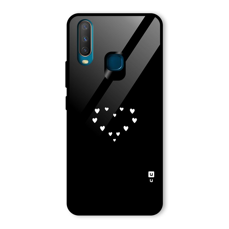 Heart of Hearts Glass Back Case for Vivo U10