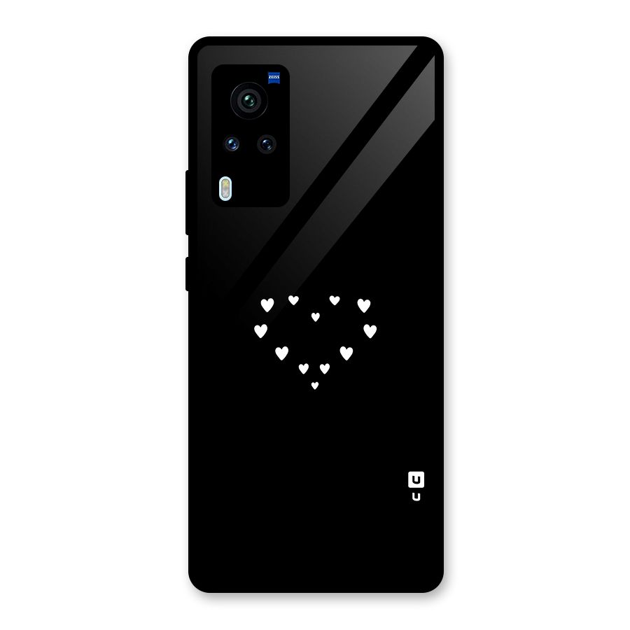 Heart of Hearts Glass Back Case for Vivo X60 Pro