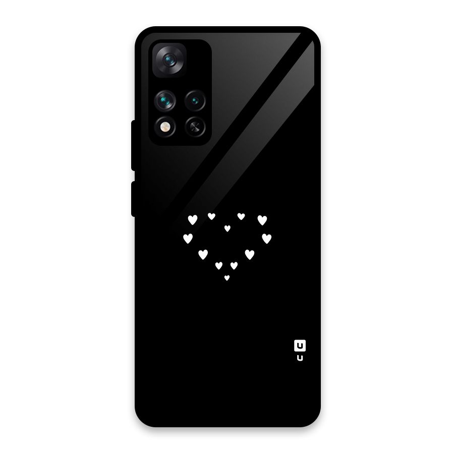 Heart of Hearts Glass Back Case for Xiaomi 11i HyperCharge 5G