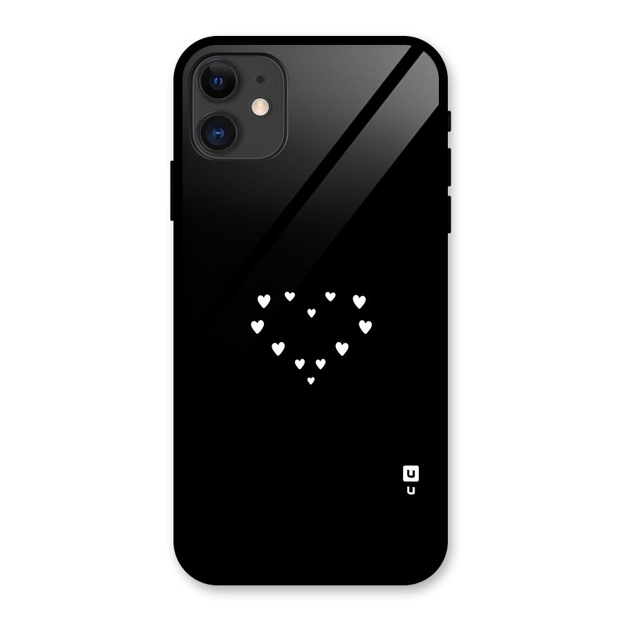 Heart of Hearts Glass Back Case for iPhone 11