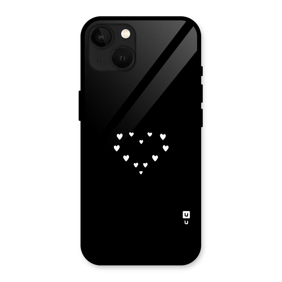 Heart of Hearts Glass Back Case for iPhone 13