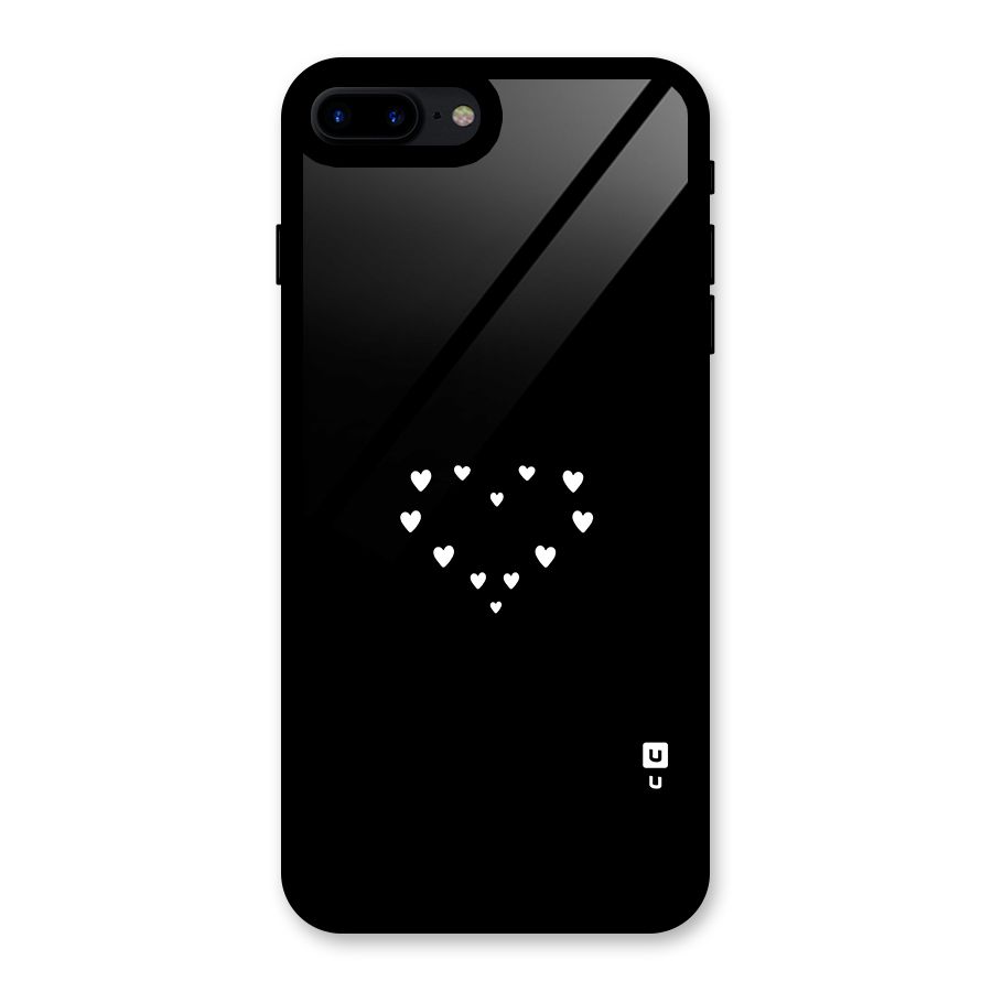 Heart of Hearts Glass Back Case for iPhone 7 Plus
