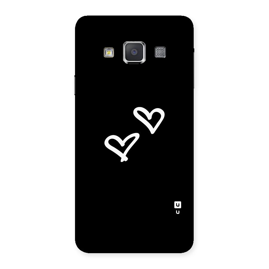 Hearts Love Back Case for Galaxy A3