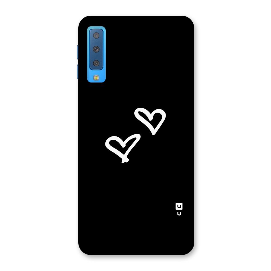 Hearts Love Back Case for Galaxy A7 (2018)