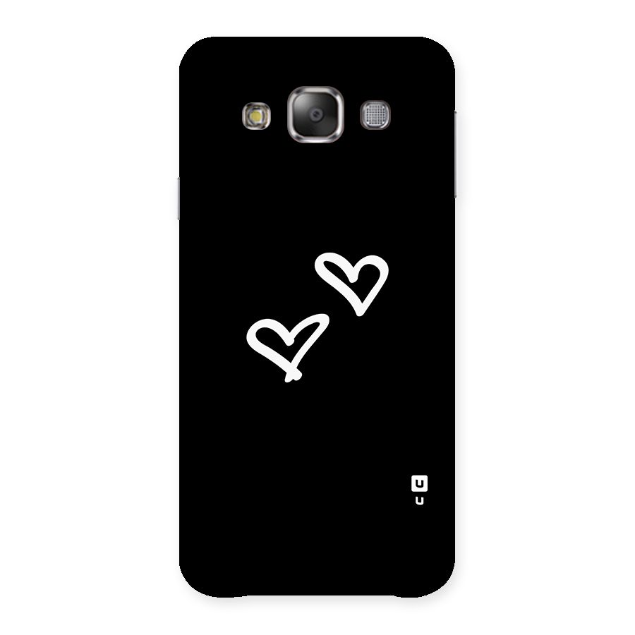 Hearts Love Back Case for Galaxy E7