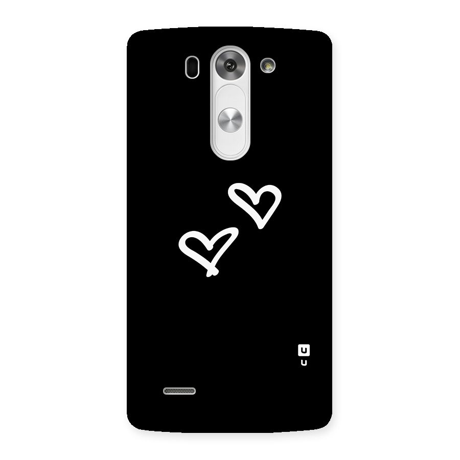 Hearts Love Back Case for LG G3 Beat