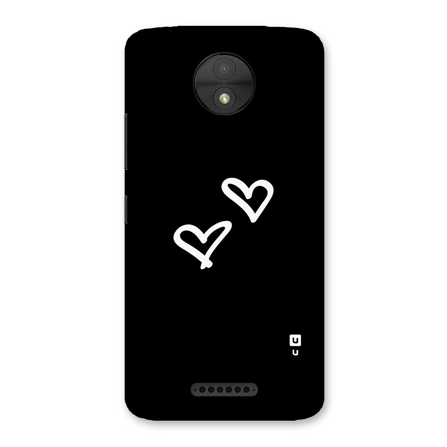 Hearts Love Back Case for Moto C