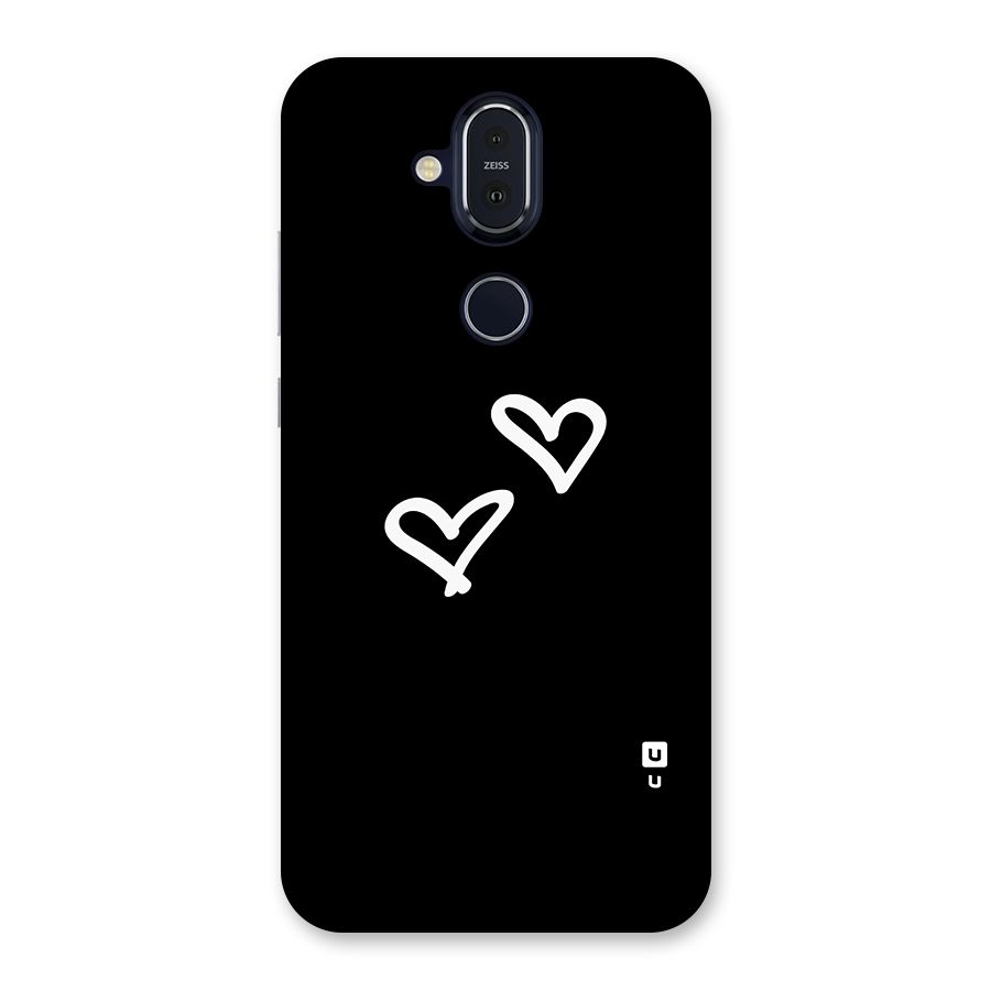 Hearts Love Back Case for Nokia 8.1