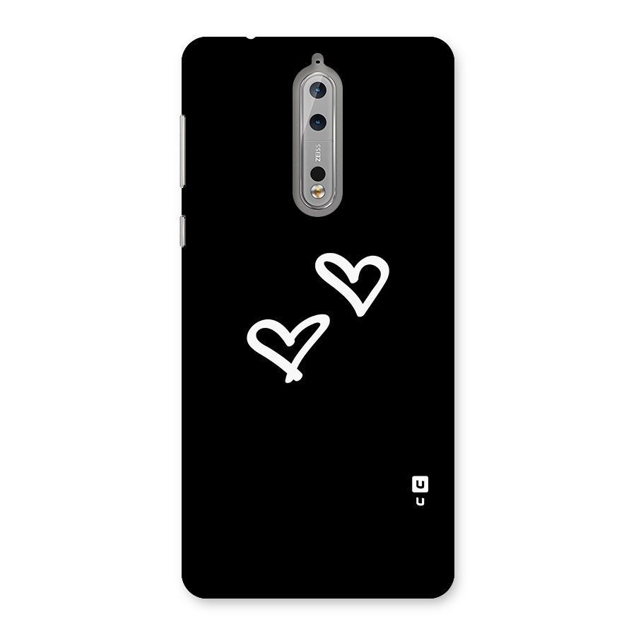 Hearts Love Back Case for Nokia 8