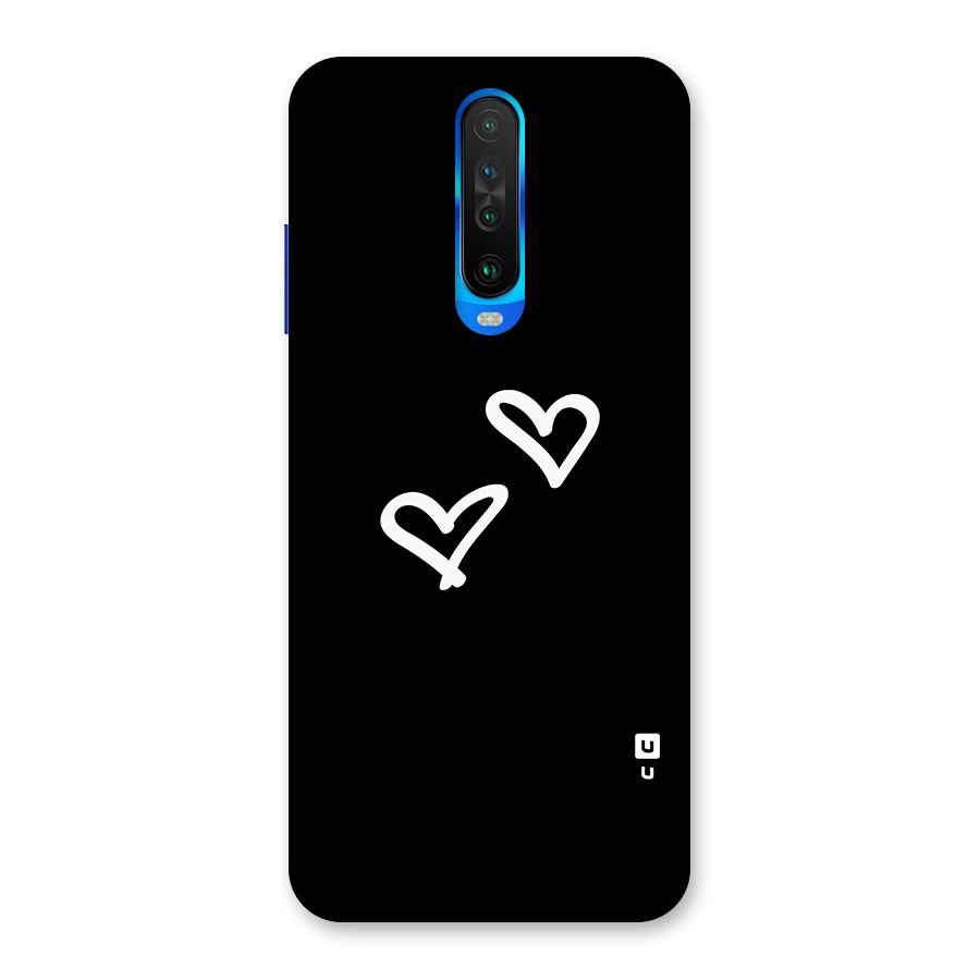 Hearts Love Back Case for Poco X2