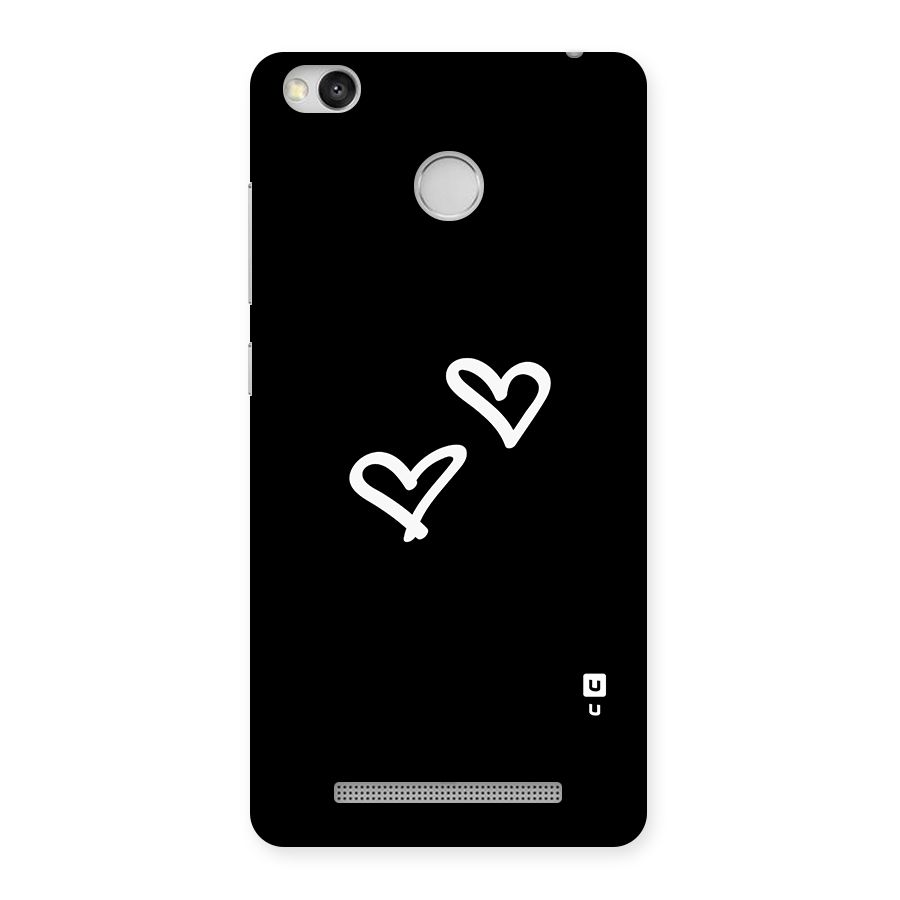 Hearts Love Back Case for Redmi 3S Prime