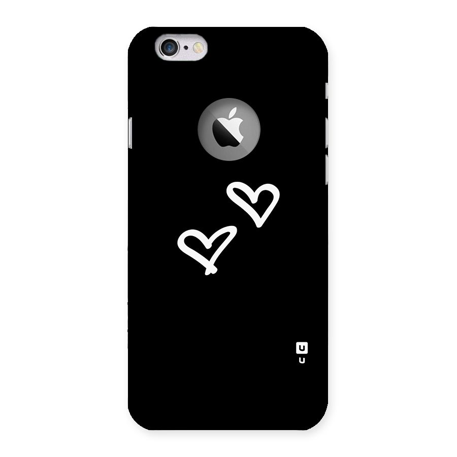 Hearts Love Back Case for iPhone 6 Logo Cut