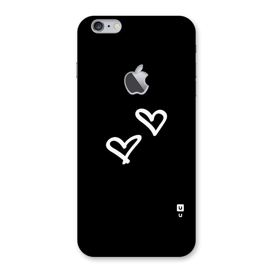 Hearts Love Back Case for iPhone 6 Plus 6S Plus Logo Cut