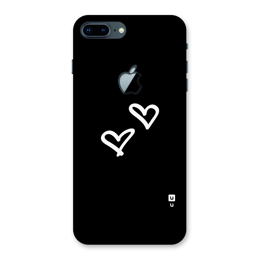 Hearts Love Back Case for iPhone 7 Plus Apple Cut