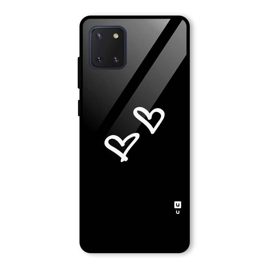 Hearts Love Glass Back Case for Galaxy Note 10 Lite