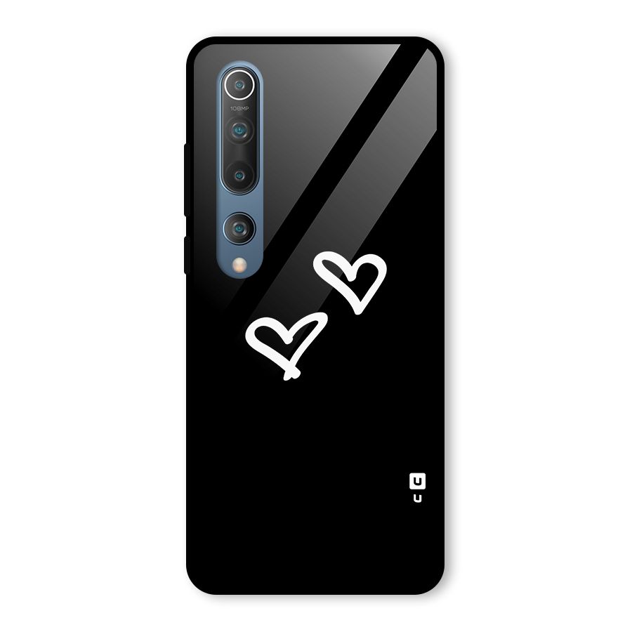 Hearts Love Glass Back Case for Mi 10