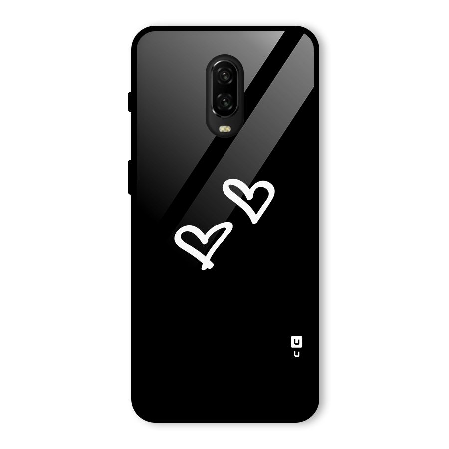 Hearts Love Glass Back Case for OnePlus 6T