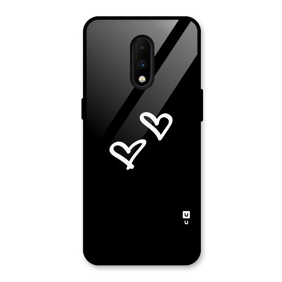 Hearts Love Glass Back Case for OnePlus 7