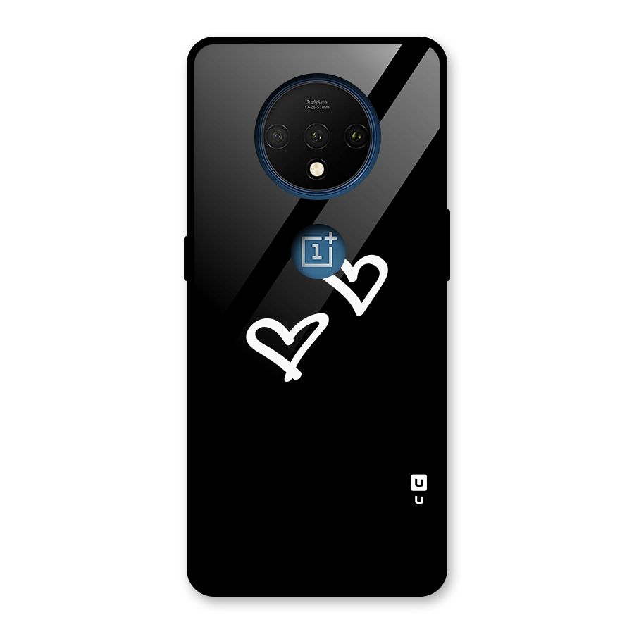 Hearts Love Glass Back Case for OnePlus 7T