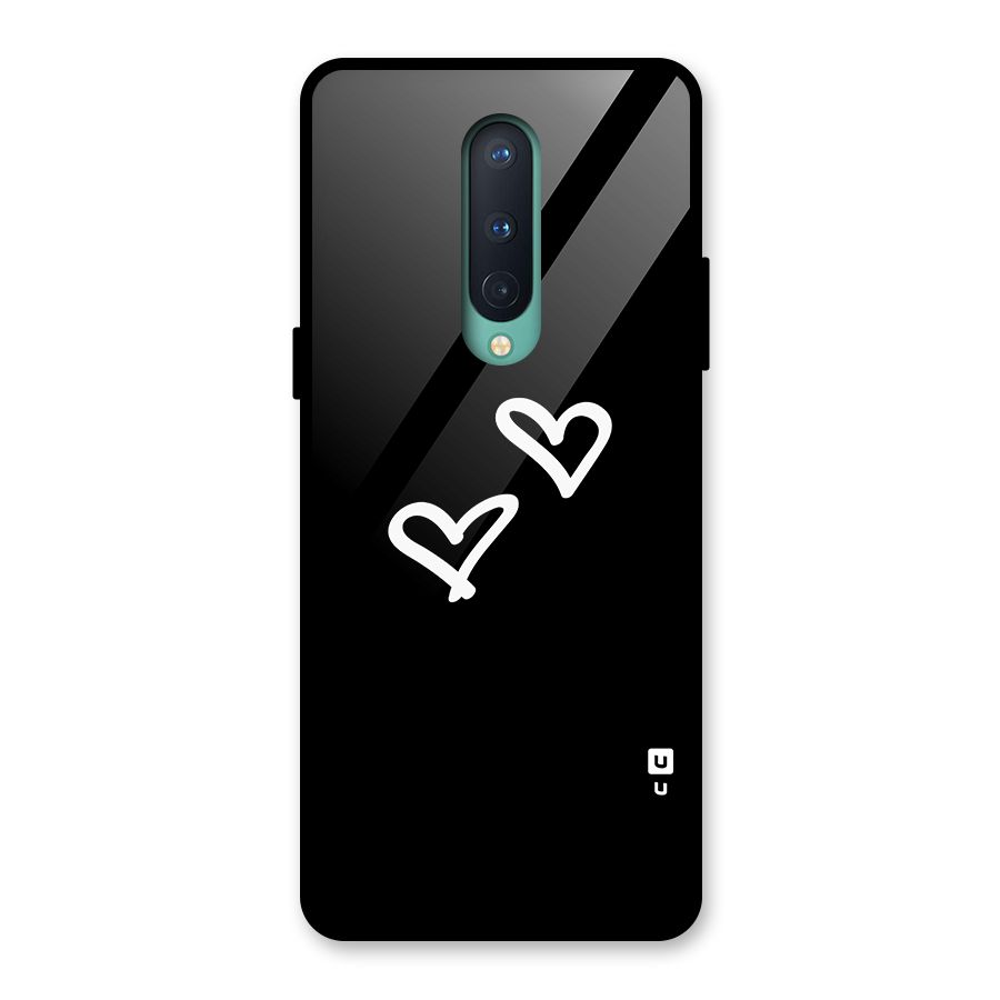 Hearts Love Glass Back Case for OnePlus 8