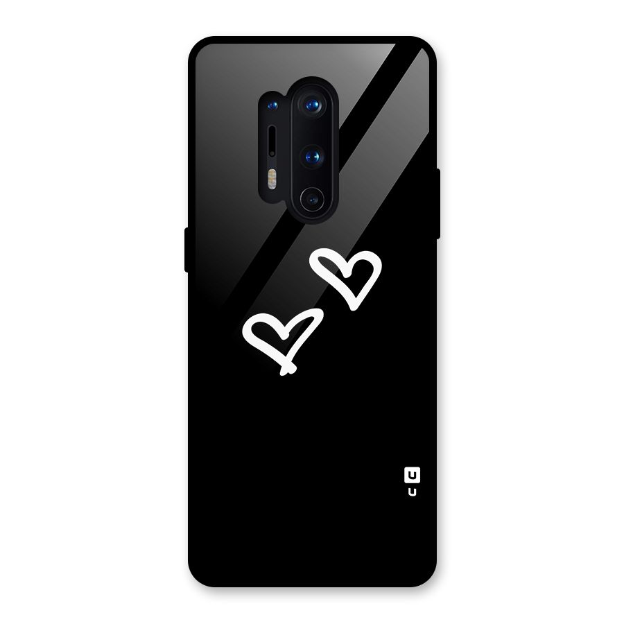 Hearts Love Glass Back Case for OnePlus 8 Pro
