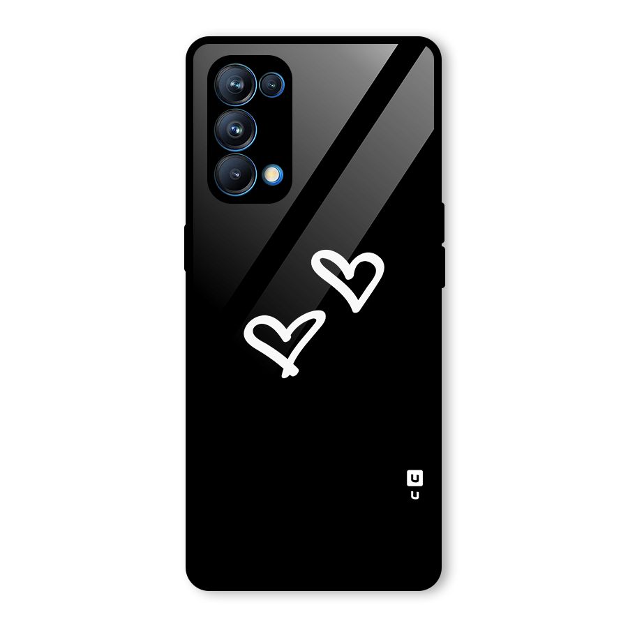 Hearts Love Glass Back Case for Oppo Reno5 Pro 5G