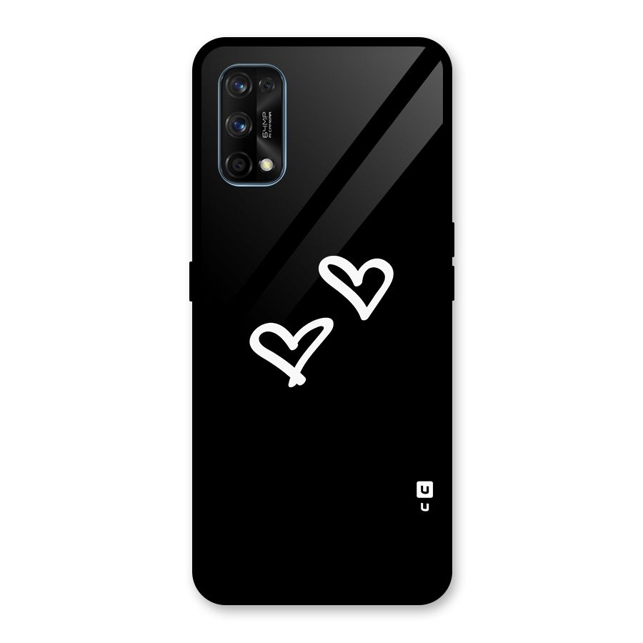 Hearts Love Glass Back Case for Realme 7 Pro