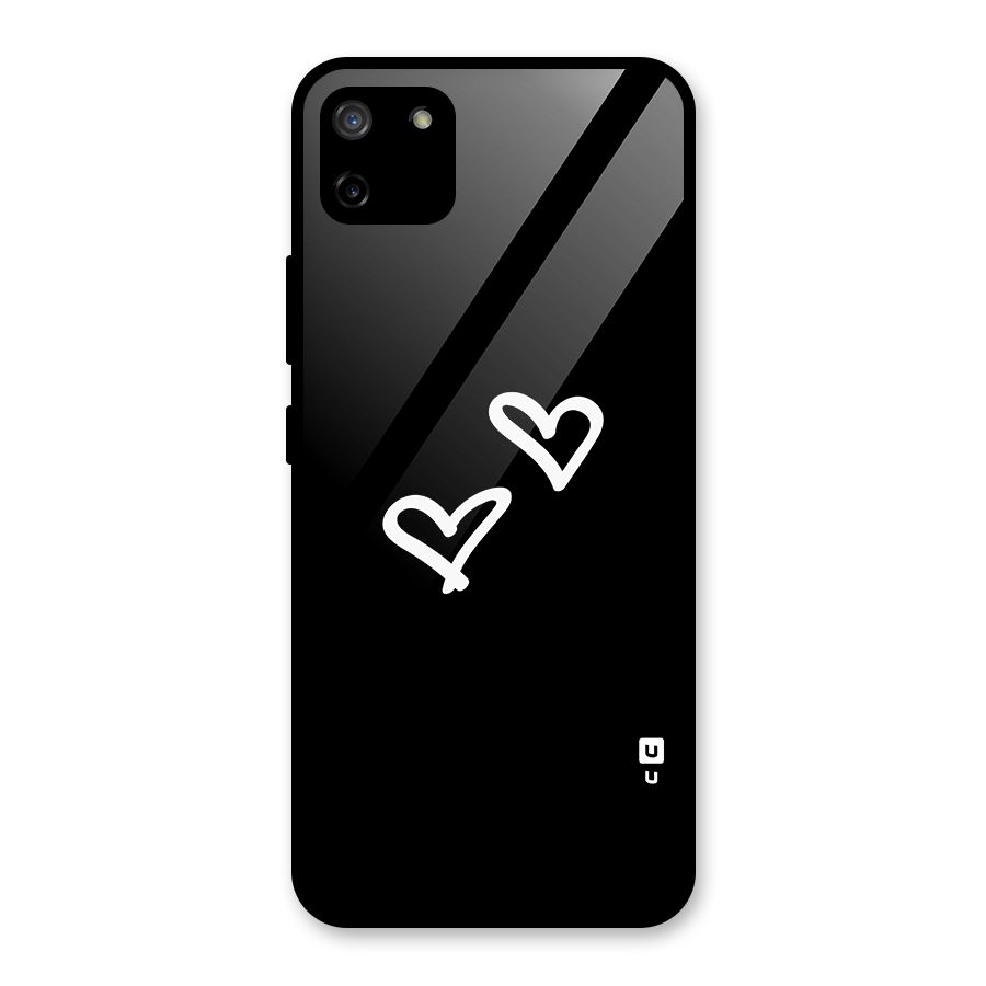 Hearts Love Glass Back Case for Realme C11