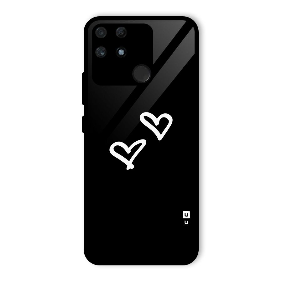 Hearts Love Glass Back Case for Realme Narzo 50A