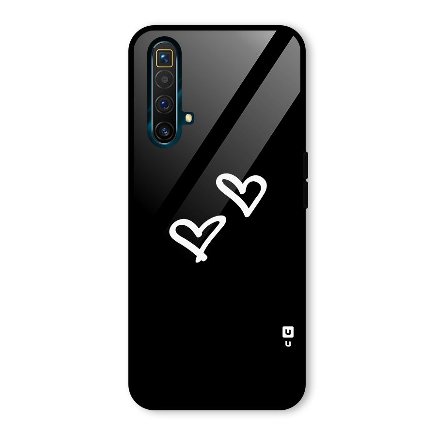 Hearts Love Glass Back Case for Realme X3 SuperZoom