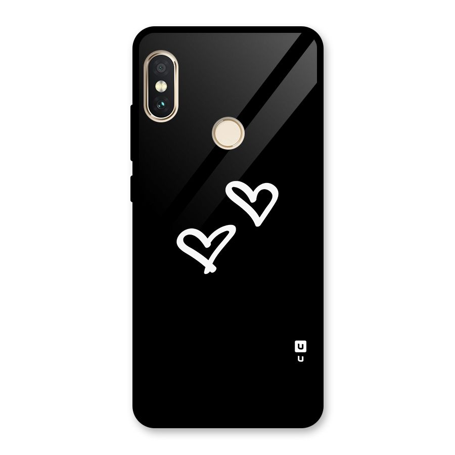 Hearts Love Glass Back Case for Redmi Note 5 Pro