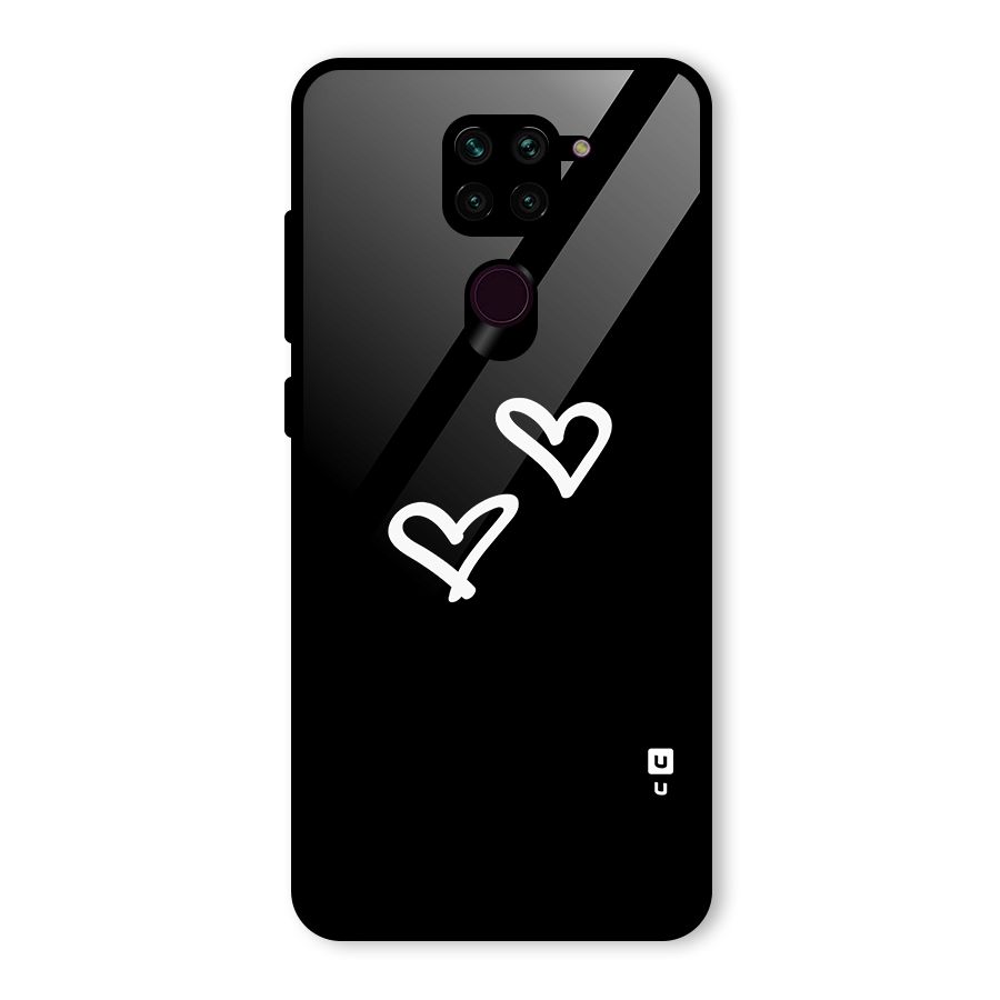 Hearts Love Glass Back Case for Redmi Note 9