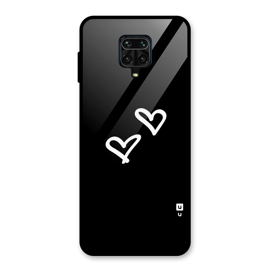 Hearts Love Glass Back Case for Redmi Note 9 Pro