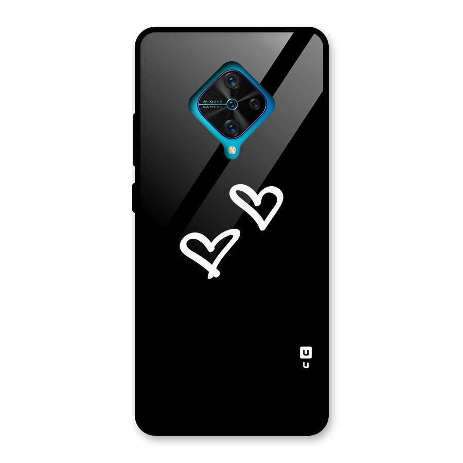 Hearts Love Glass Back Case for Vivo S1 Pro