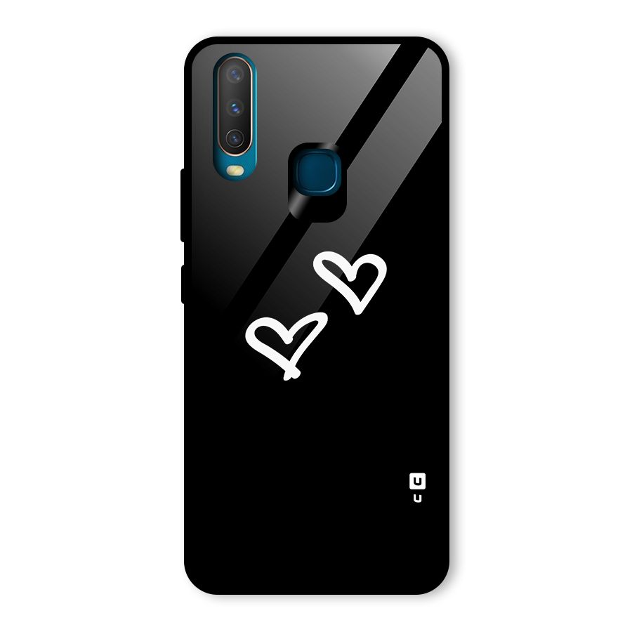Hearts Love Glass Back Case for Vivo U10