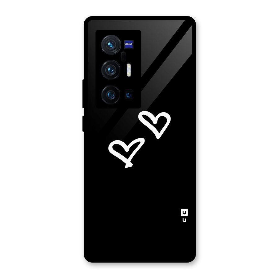 Hearts Love Glass Back Case for Vivo X70 Pro Plus