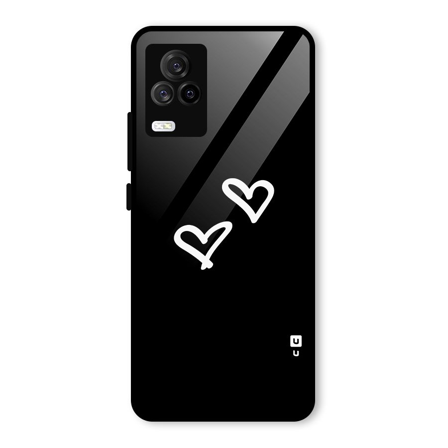 Hearts Love Glass Back Case for Vivo iQOO 7 Legend 5G