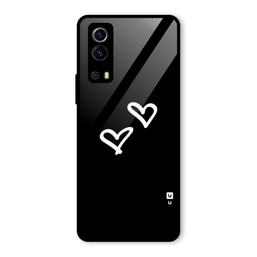Hearts Love Glass Back Case for Vivo iQOO Z3