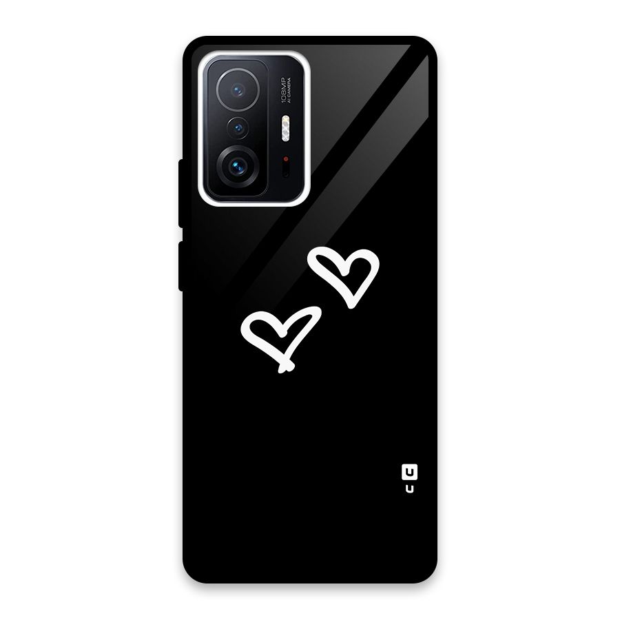 Hearts Love Glass Back Case for Xiaomi 11T Pro