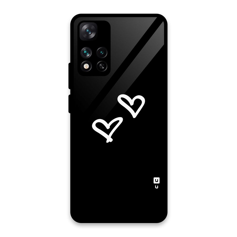 Hearts Love Glass Back Case for Xiaomi 11i 5G
