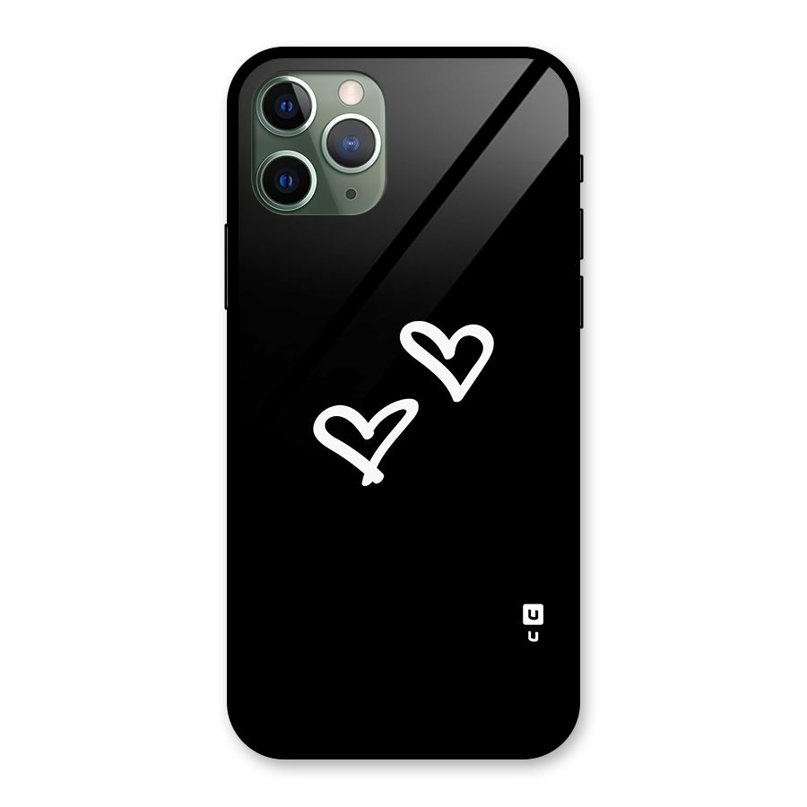 Hearts Love Glass Back Case for iPhone 11 Pro