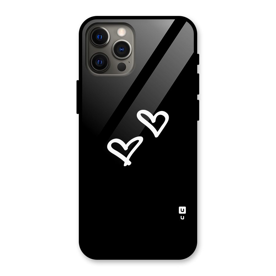 Hearts Love Glass Back Case for iPhone 12 Pro Max