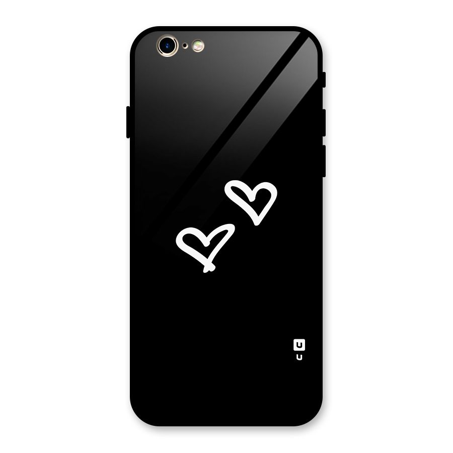 Hearts Love Glass Back Case for iPhone 6 6S