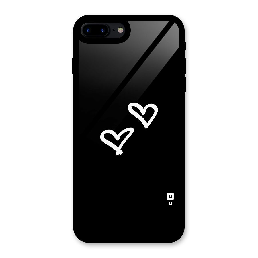 Hearts Love Glass Back Case for iPhone 8 Plus