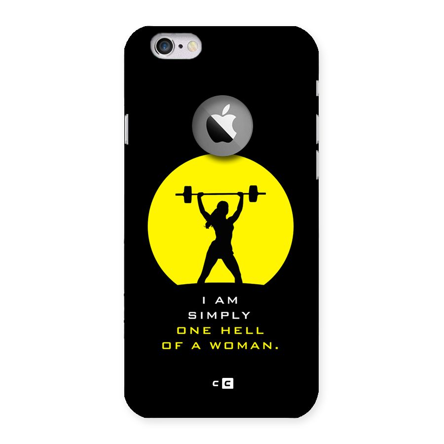 Hell Women Back Case for iPhone 6 Logo Cut