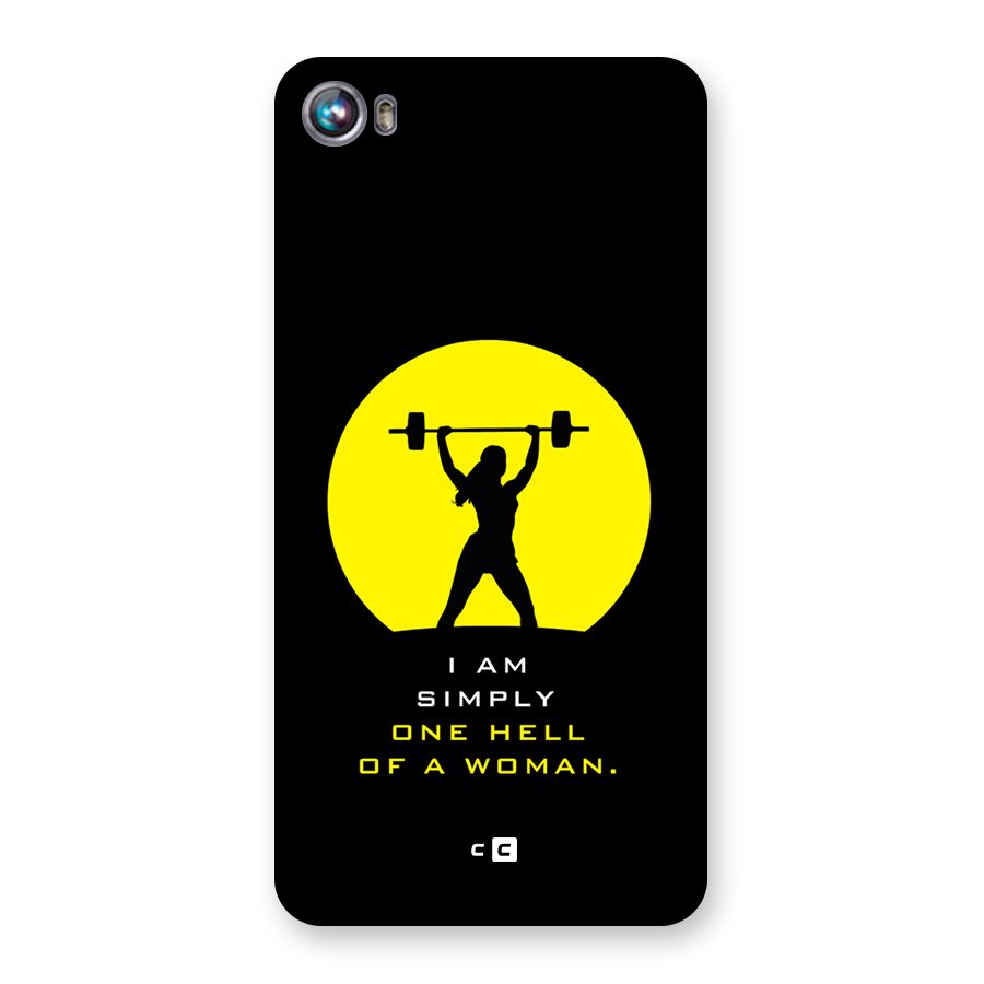 Hell Women Back Case for Canvas Fire 4 (A107)