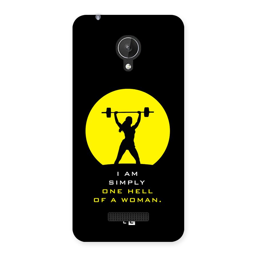 Hell Women Back Case for Canvas Spark Q380