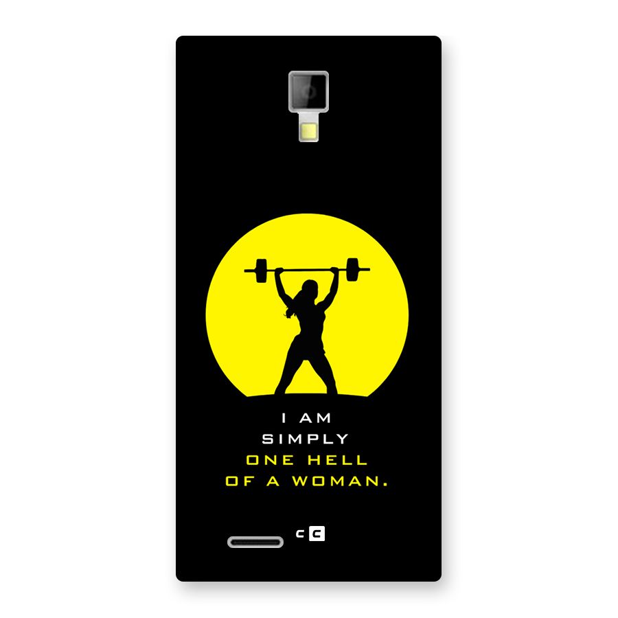 Hell Women Back Case for Canvas Xpress A99